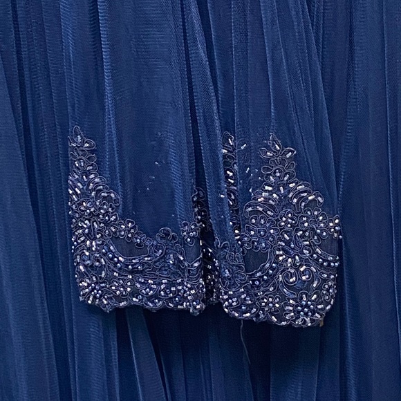 Montage by MonCheri beaded bodice strapless tulle gown - Picture 8 of 10